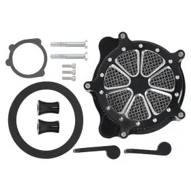 By3p9g Bfo High Flow Air Intake For Harley Davidson Softail Touring 2000-2015 Black