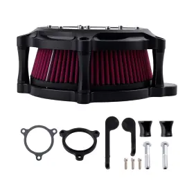 C3zl1n Bfo High Flow Air Filter For Harley Touring Electra Glide 2017-2023 Aluminum Red