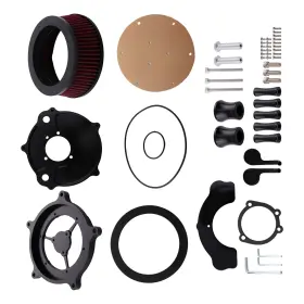 Cjf527 Bfo Air Intake Filter System For Harley Davidson Xl Sportster 2004 Red Complete Set Cjf527 Bfo Air Intake Filter System For Harley Davidson Xl Sportster 2004 Red Complete Set
