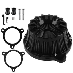 Df7so1 Bfo High Flow Spike Air Filter For M8 Touring/trike 2017-2023 Aluminum Kit