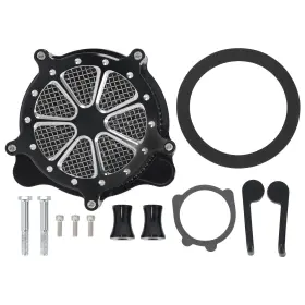 Dibkv4 Bfo Performance Air Filter Kit For Harley Touring Dyna 2000-2017 Black