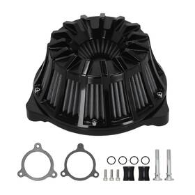 Bfo Dogv3t Spike Turbine Air Cleaner For Harley M8 Touring Road King 2017-2023 Black