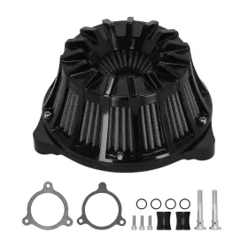Dogv3t Bfo Spike Turbine Air Cleaner For Harley M8 Touring Road King 2017-2023 Black