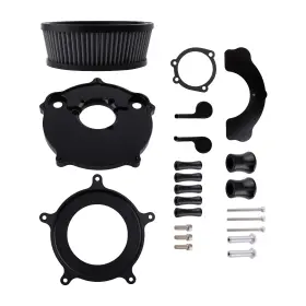 Eopnc5 Bfo Air Cleaner Intake Filter System For Harley Davidson Xl Sportster 04-2023 Black