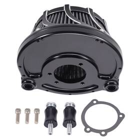 Bfo Er6nlp Turbine Air Filter Kit For Harley Dyna 2000-2017 Black Element