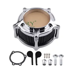 Fg7e6t Bfo Motorcycle Air Filter System For Harley Sportster Xl 883 1200 2004-2023 Black