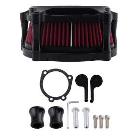 Ghq2b0 Bfo Billet Air Filter System For Harley Davidson Sportster 2004-2023 Red Complete