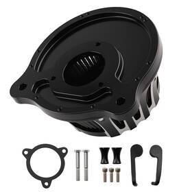 Bfo Gios6v Spike Air Filter For Harley Road King Flhr 2008-2016 Billet Aluminum Black