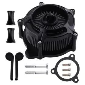 H06g5e Bfo Air Filter Intake System For Harley Touring Street Glide Road 08-16 Black