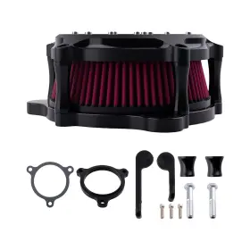 I7tzxo Bfo Air Filter Assembly For Harley Road King Electra Glide 2017-2023 Red Aluminum I7tzxo Bfo Air Filter Assembly For Harley Road King Electra Glide 2017-2023 Red Aluminum
