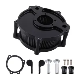 Ixkwu7 Bfo Air Cleaner Intake Filter System For Harley Davidson Xl Sportster 2004-22 Black