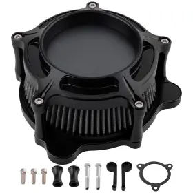 K7dplu Bfo Aluminum Air Cleaner Intake Filter For Harley Touring Street Road Glide Black