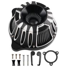 Bfo Ox81v4 Spike Turbine Air Cleaner For Harley Touring Models 2008-2017 Direct Fit