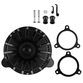 P8j6a9 Bfo Black Air Cleaner Kit For Harley M8 Softail Touring Trike 2017-2024 Aluminum