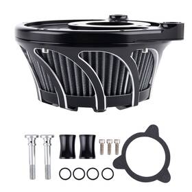Bfo Pbqf4v New Turbine Spike Air Cleaner Intake Filter For Harley Dyna Softail Fxdls