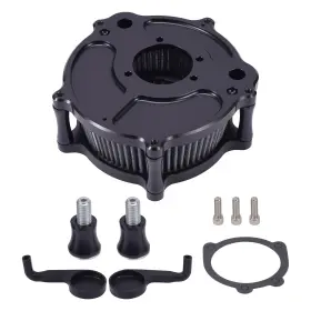 Pk1im9 Bfo Air Cleaner Filter Kit For Harley Sportster Xl 883 1200 2004-2022 Black Aluminum