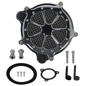 Bfo Qby95s Motorcycle Air Cleaner Filter Intake Kit For Harley Touring Dyna Street Glide