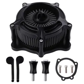 Qv63ln Bfo Air Intake Filter System For Harley Davidson Touring 2000-2007 Complete Kit