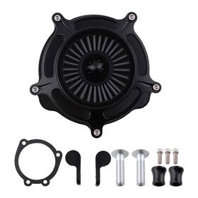 Bfo R6ba8c Performance Air Filter Kit For Harley Xl Sportster 1200 883 04-up Black Aluminum