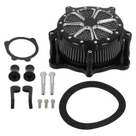 Bfo Satw6j Performance Air Filter Kit For Harley Touring Dyna 2000-2017 Black