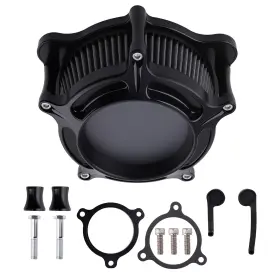 Teboa3 Bfo Performance Filter System For Harley Touring Road King 2017-2023 Black