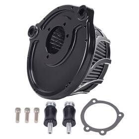 Bfo Typc67 Chrome Air Filter Housing For Harley Dyna 2000-2017 Black Element