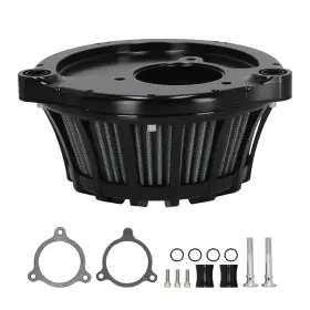 Xc1pew Bfo Black Air Cleaner Intake Filter Fit For Harley Touring Softail M8 17-2023