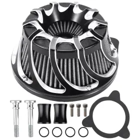 Z57qeg Bfo New Turbine Spike Air Cleaner Intake Filter For Harley Dyna Softail Fxdls