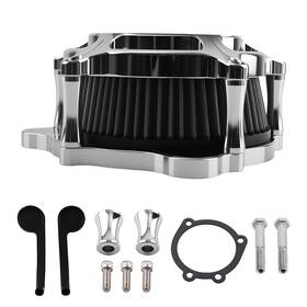 Bfo Zc52nb Custom Air Filter For Harley Road Glide Street 2000-2007 Black