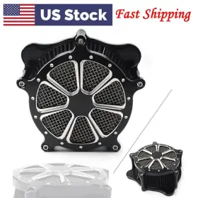 Bfyaccountusa 211200258515 Cnc Air Cleaner Filter Fit Harley Touring Flht Flhr Flhx 2008-2016 Motorcycle Us