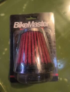 Bikemaster 457098 Universal Pod Style Air Filter Bike Master 42mm