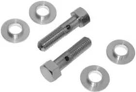 482865 Bikers Choice Breather Bolt Kit - 3/8 Inch -16 X 1.5 Motorcycle Street Bike