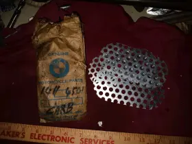 1411-6501 Bmw Vintage Motorcycle Air Filter Grids 3 Nos 1411 6501