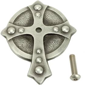 Chrome Dome Motorcycle Products Icatc-1 Aged Aluminum Spanish Cross Air Cleaner Insert -