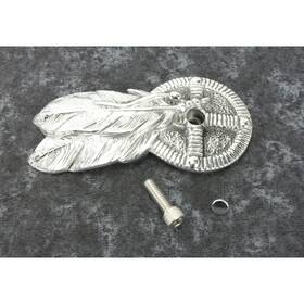 Chrome Dome Motorcycle Products Iftc-1 Polished Aluminum Medicine Wheel Air Cleaner Insert -