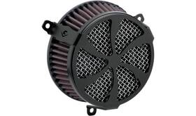 Cobra 606-0100-01b-sb Air Cleaner Kit - Swept Black Motorcycle Street Bike