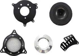 606-0100-05b-sb Cobra Rpt Air Intake - Black Motorcycle Street Bike 1010-3026