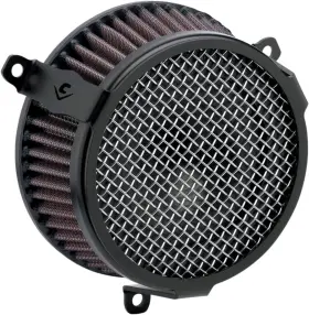 606-0103-03b-sb Cobra Plain Black Powrflo Air Intake System