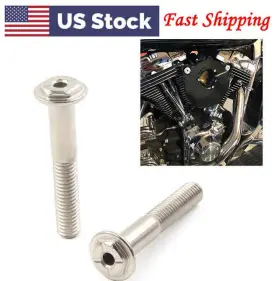 Comebestdealusa 612062435128 Air Cleaner Intake Filter Long Bolts Screw Metal For Harley Touring Softail Dyna