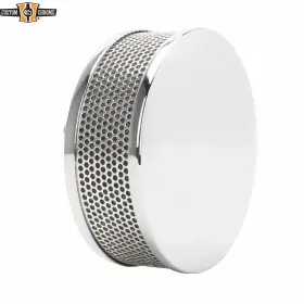 12026 Custom Chrome 5.5 Inch Round Mesh Air Cleaner Fit For Harley Xl Keihin Bendix/zenith Carb
