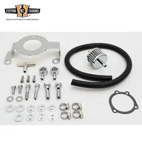 629305 Custom Chrome Air Cleaner Bracket Mounting Kit Fit For Harley Touring Street Road Glide 2008
