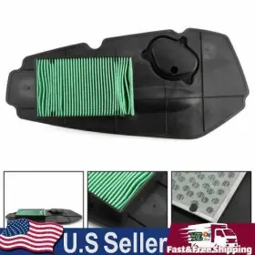 Air-009-green Darupsun Air Filter Fit For Honda Nss250 Jazz/ Reflex Mf10 2008-2011 Green Us Stock
