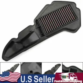 Air-100-purple Darupsun Air Intake Drop In Filter Cleaner Element For Honda Pcx 150 Pcx150 Scooter 2018