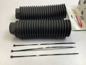 Daystar Mx00381bk Motorcycle Fork Boots Poly Pair 13 Inch Extended 9.5 Stroke