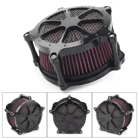 Dictorcoltd 550748616983 Turbine Air Filter Cleaner For Harley Sportster Xl1200 Xl883 Iron 883