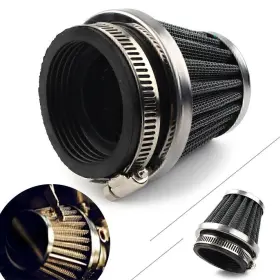 Dictorcoltd 550748618345 50mm Atv Pit Dirt Bike Air Filter For Honda Yamaha Suzuki Pgo Chrome Motorcycle