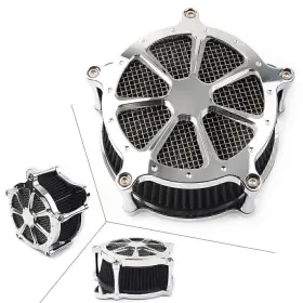 Dictorcoltd 550748652738 Air Cleaner Filter With Accessory For Harley Street Glide Flhx Road King Flhr 08-16