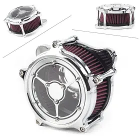 Dictorcoltd 550748677403 New Cnc Air Cleaner Filter For Harley Touring Flhr Flh 2008-2016