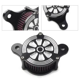 Dictorcoltd 550748798009 Air Cleaner Red Intake Filter For Harley Electra Road Glide Softail Flstn Fls