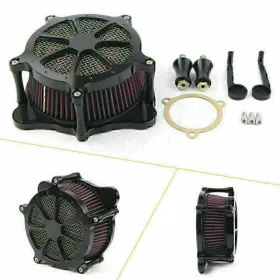 Se-10yf090 Dictorcoltd Motorcycle Aluminum Air Intake Filter Cleaner For Harley Road Glide Fltr 2008-16